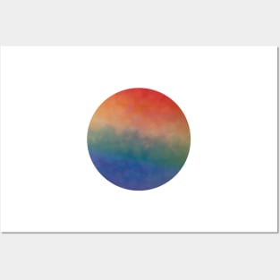 bokeh rainbow planet Posters and Art